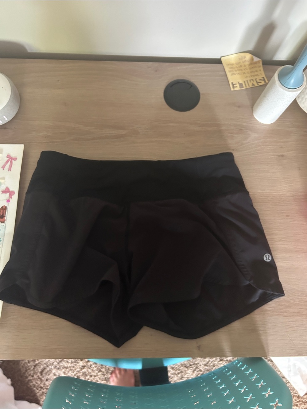 lululemon athletica Black Women's Running Shorts